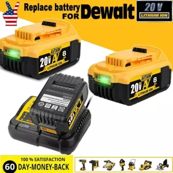 Аккумулятор для электроинструмента DeWalt DCB205 DCB 2023 DCB181 DCB182 DCB200 20 в 3A 5A 6A 18 в 20 в