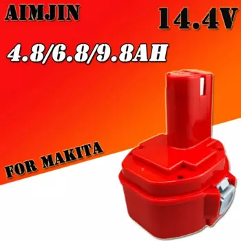 Аккумулятор для электроинструментов 14,4 В 4,8/6,8/9,8 Ач Ni-MH для аккумуляторных дрелей Makita 14,4 В, аккумулятор для отвертки 1420 1433 1434 1435 6337D