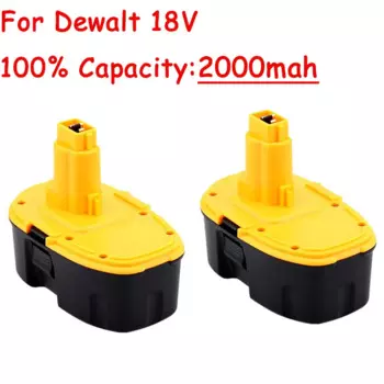 Аккумулятор для Dewalt DC9096 DW9096 DE9039 DE9095 DW9098, аккумулятор + зарядное устройство, 100% мАч, 18 в