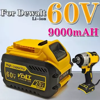 Аккумулятор для Dewalt FLEXVOLT, литий-ионная батарея 20 в/60 в, 9 Ач, DCB609, DCB606, DCB612, DCB609, DCB205, DCB200, DCB182, для Dewalt 20 в