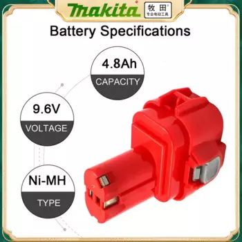 Аккумулятор для инструментов Makita PA09 9,6 в 9120 Ач/9134 Ач/9135 Ач
