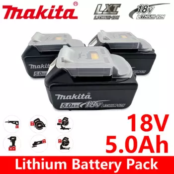 Аккумулятор Makita 18 в 3 Ач/5 Ач/6 Ач, используется для замены перезаряжаемой литий-ионной батареи 18 в, электроинструмент BL1830B BL1850B BL1840BL1860.