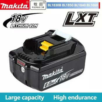 Аккумулятор Makita 18 в Bl1850B литий-ионный аккумулятор BL1840B BL1860 BL1890 BL1815 BL1830 BL1835 Аккумуляторы для беспроводных дрелей LXT400