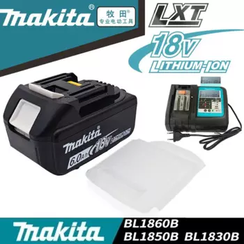 Аккумулятор Makita 18 в, для электроинструмента 18 в BL1850b BL1850 BL1860 BL1860 BL1830 BL1815 BL1840 LXT400, аккумуляторная батарея 6,0 Ач