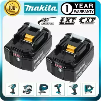 Аккумулятор makita BL1860/BL1850B/BL1850/BL1840/BL1830, сменный аккумулятор с отверткой и зарядным устройством, 18 в, оригинал