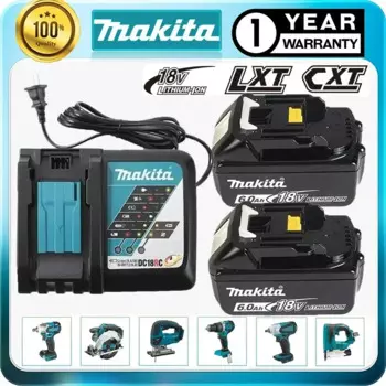 Аккумулятор Makita BL1860/BL1850B/BL1850/BL1840/BL1830, сменный аккумулятор с отверткой и зарядным устройством, 18 в, оригинал