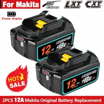 Аккумулятор makita BL1860/BL1850B/BL1850/BL1840/BL1830, сменный аккумулятор с отверткой и зарядным устройством, 18 в