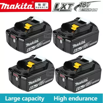 Аккумулятор makita BL1860/BL1850B/BL1850/BL1840/BL1830, сменный аккумулятор с отверткой и зарядным устройством, 18 в
