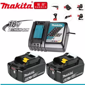 Аккумулятор makita BL1860/BL1850B/BL1850/BL1840/BL1830, сменный аккумулятор с отверткой и зарядным устройством, 18 в, оригинал