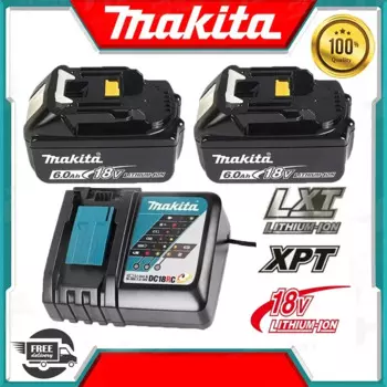 Аккумулятор makita BL1860/BL1850B/BL1850/BL1840/BL1830, сменный аккумулятор с отверткой и зарядным устройством, 18 в, оригинал