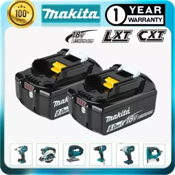 Аккумулятор Makita BL1860/BL1850B/BL1850/BL1840/BL1830, сменный аккумулятор с отверткой и зарядным устройством, 18 в, оригинал