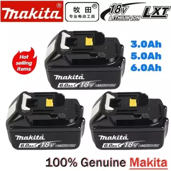 Аккумулятор makita BL1860/BL1850B/BL1850/BL1840/BL1830, сменный аккумулятор с отверткой и зарядным устройством, 18 в, оригинал
