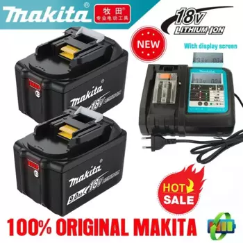 Аккумуляторная батарея BL1890 для Makita BL1830/BL1860BL1840, Сменный аккумулятор для электроинструмента, 18В, Ач/Ач