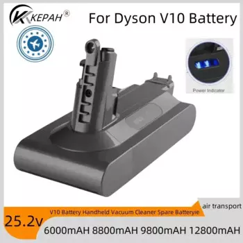 Аккумуляторная батарея для пылесоса Dyson V10, 25,2 в, 6000-12800 мАч