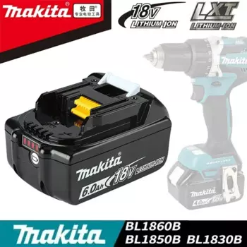 Аккумуляторная батарея Makita 18 в 6000 мА/ч для электроинструментов 18 в для замены телефона, зарядное устройство LXT BL1860B BL1860 BL1850