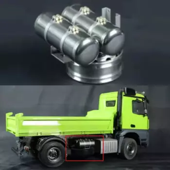 Аккумуляторная батарея, запасная полка для бензобака 1/14 Tamiya RC Truck Scania MAN Benz Volvo, автомобильные запчасти для самостоятельной сборки