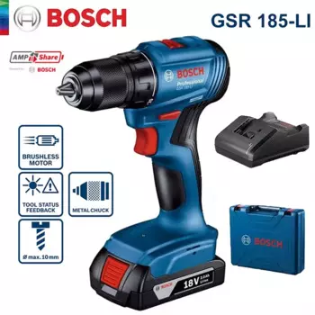 Аккумуляторная дрель Bosch GSR 185-Li