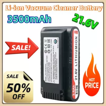 Аккумуляторная литий-ионная батарея для пылесоса Samsung VCA-SBT90/XAA для Jet90 Jet75 Jet75Pet, 21,6 в, 3500 мАч