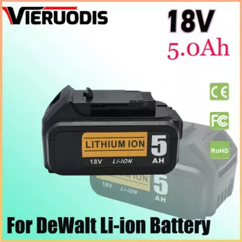 Аккумуляторная отвертка dewalt, 20 в, 5,0 Ач