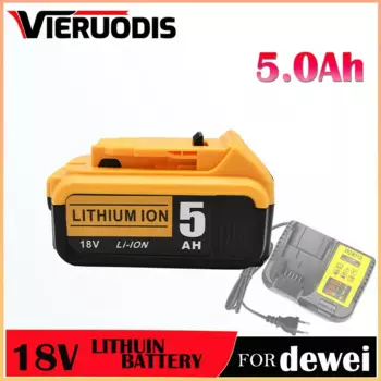 Аккумуляторная отвертка dewalt, 20 в, 5,0 Ач