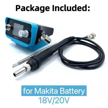 Аккумуляторная паяльная станция BSIDE T12 для Makita/Dewalt/Milwaukee/Bosch