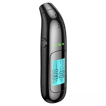 Алкотестер высокой точности, профессиональный портативный алкотестер с USB-зарядкой