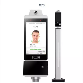 Алкотестер ZBKSmart 3 в 1 с функцией распознавания лица и определения температуры