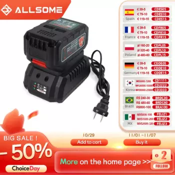ALLSOME 21V Беспроводная дрель