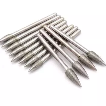 Алмазное сверло для Dremel, 4/5/8 мм, 10 шт.
