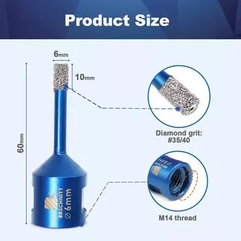 Алмазное сверло BRSCHNITT 6-125 мм