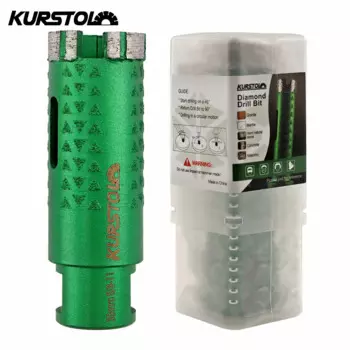 Алмазные буровые коронки KURSTOL, 1/2 шт., 50/65/75/102 мм, 5/8-11, сухое сверло для гранита, мрамора, камня, бетона, пила, резак