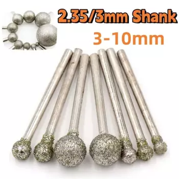 Алмазные шлифовальные головки 60 grit 6 шт.