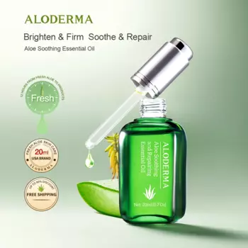 Aloderma Aloe расслабляющее и восстанавливающее эфирное масло, не раздражающие натуральные растительные ингредиенты для чувствительной кожи 20 мл