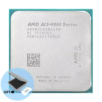 AMD A12-Series A12 9800 серия 3,8 ГГц четырехъядерный ЦПУ процессор AD9800AUM44AB AD980BAUM44AB разъем AM4