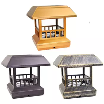 Американская 4 медная/коричневая/бронзовая 4x4, солнечная стойка, внешняя крышка для палубы, задняя крышка