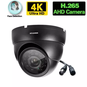 Аналоговая купольная камера видеонаблюдения 4K, наружная Водонепроницаемая AHD камера для видеонаблюдения с датчиком лица 8 Мп, камера наблюдения с XMEYE BNC