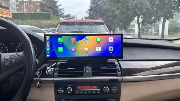 Android13.0 14,9 дюймовый автомобильный радиоприемник для BMW X5 X6 E70 E71 2008-2013 система CCC CIC 2560*720P мультимедийный плеер GPS CarPlay