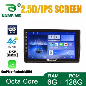 Android 10,0 Восьмиядерный автомобильный DVD-плеер с GPS-навигацией, автомобильный стерео-проигрыватель для Mahindra KUV100, автомобильный радиоприемник с Wi-Fi