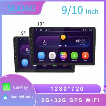 Android 13 автомобильный радиоприемник авторадио 2G + 32G 2 Din 9 "/10" универсальный WIFI GPS автомобильный аудио мультимедийный плеер для Kia Hyundai Toyota Nissan