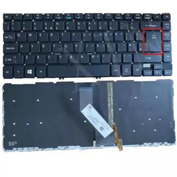Английская клавиатура с подсветкой для ACER TRAVELMATE P645