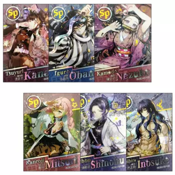 Аниме Demon Slayer Kanroji Mitsuri Tsuyuri Kanao персонаж бронзовая коллекция флэш-карта мультяшные игрушки Рождественский подарок