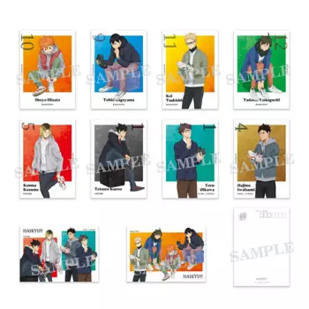 Аниме Haikyuu! Косплей мультфильм Великолепная красивая открытка костюм креативные маленькие карты украшение талисман отправить другу подарок на день рождения Рождество