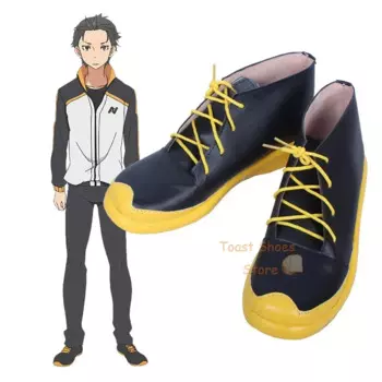 Аниме Re: Zero Natsuki Subaru, обувь для косплея, комиксы, аниме-игра, ролевая игра для Con, костюм для косплея на Хэллоуин, реквизит, обувь