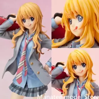 Аниплекс оригинальная фигура Your Lie в апреле-Униформа Каори миязоно 1/8 ПВХ фигура аниме модели игрушки коллекционная кукла подарок