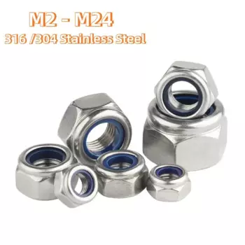 Анти-ослабляющая гайка Huiruixin из нержавеющей стали M2-M24