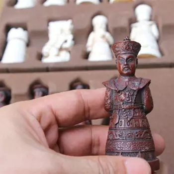 Антикварные часы, шахматы из смолы, большие шахматные фигурки, кожаные шахматные настольные игры, подарок родителю и ребенку на Рождество и день рождения