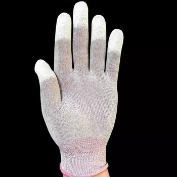 Антистатические рабочие перчатки Nylon-Carbon PU