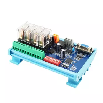 AoShangMing 4-канальный модуль реле связи RS485 + 232 RS485 Modbus RTU/232 DC12V/24V