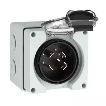APIELE US/American 30 А блок питания, NEMA L14-30P 125/250 Вольт 7500 Вт, разъем для генератора, защита от пыли и атмосферных воздействий.