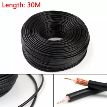 Artudatech 30 м RG58 RF коаксиальный кабельный разъем 50 Ом Коаксиальный трансивер Pigtail 98 футов